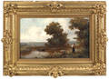 British oil on canvas landscape