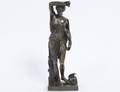 BRONZE OF A FEMALE WARRIOR OR GODDESS
