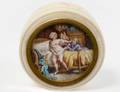 CONTINENTAL MINIATURE INSET IVORY BOX