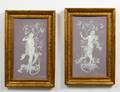 PAIR OF FRENCH PATESURPATE PORCELAIN PLAQUES