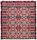Pennsylvania fourcolored jacquard coverlet