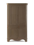 Pennsylvania painted onepiece corner cupboard
