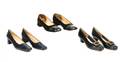 Three Pairs Ladies Ferragamo Heels Size 95