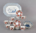 Miscellaneous porcelain to include Worcester basket