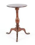 Pennsylvania walnut candlestand early 19th c