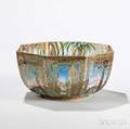 Wedgwood Fairyland Lustre Dana  Castle on a Road Octagonal Bowl
