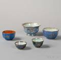 Five Wedgwood Lustre Bowls