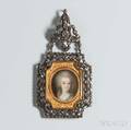 Antique Diamond Mourning Pendant