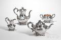 Fourpiece Victorian Sterling Silver Tea and Coffee Service