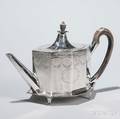 George III Sterling Silver Teapot and Stand