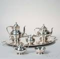 Sixpiece Mexican Sterling Silver Tea and Coffee Service