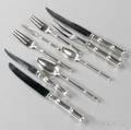 Tiffany  Co Bamboo Pattern Sterling Silver Flatware Service