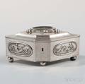 Polish 750 Silver Sugar Box