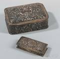 Two Victorian Sterling Silver Boxes