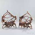 Two Antler Chairs