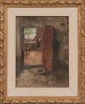 Jacob Simon Hendrik Kever Dutch 18541922 View Through a Doorway