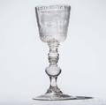 Colorless Glass Goblet