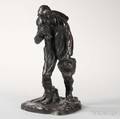 Continental School 20th Century Bronze Figure of Le Moulineur