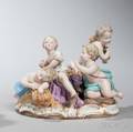 Meissen Porcelain Figural Group