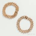 Two 14kt Gold Bracelets