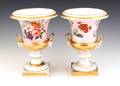 Pair of Paris porcelain urns