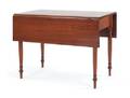 Sheraton walnut drop leaf dining table