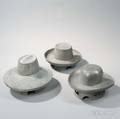 Three Zinc Hat Forms