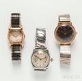 Three Vintage Mens Wristwatches
