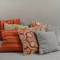 Nine Assorted Throw Pillows