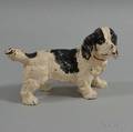 Painted Cast Iron Spaniel Doorstop
