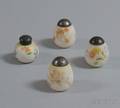 Four Mt Washington Egg and Appleform Shakers