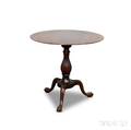 Chippendalestyle Carved Mahogany Tea Table