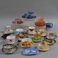 Group of Porcelain and Glass Tableware Items