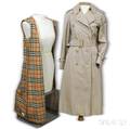 Womens Burberry Tan Trench Coat