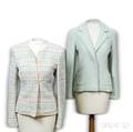 Two Chanel Celadon Jackets