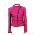 Chanel Fuchsia Woven Jacket