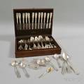 Group of Coin and Sterling Silver Flatware