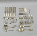 Group of Sterling Silver and Silverplated Flatware