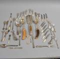 Group of Sterling Silver and Silverplated Flatware