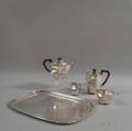 Sheffield Silverplated Fivepiece Tea Set