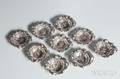Nine Reed  Barton Sterling Silver Floral Nut Dishes
