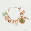 14kt Gold Charm Bracelet