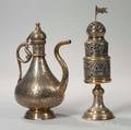 Damascene Ewer and Spice Container