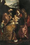 Central European School 16th Century Adoration of the Magi