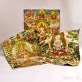 Three Woven Thangkas