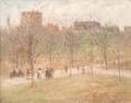 Charles Edwin Lewis Green American 18441915 Boston Common Looking Towards Beacon Street