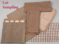 Large group of checked homespun 19th c