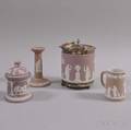 Four Wedgwood Lilac Jasper Items