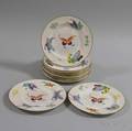 Set of Eleven Wedgwood Butterflydecorated Salad Plates