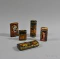 Five Russian Lacquered Boxes